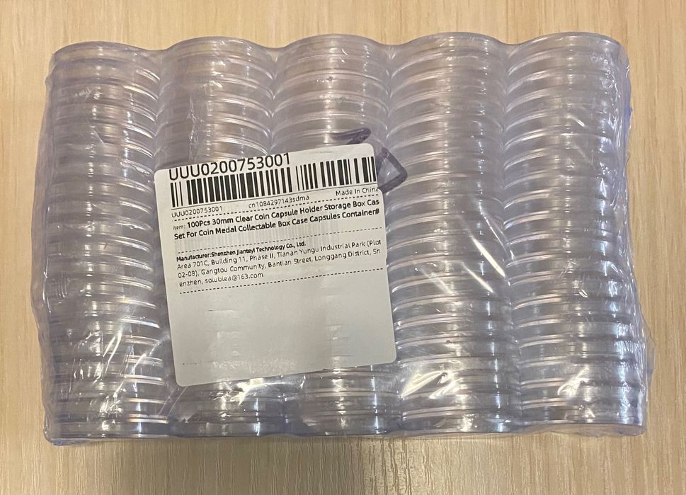 Капсули для монет 24мм/25 /26/27/30/41/46мм. Підставки для монет