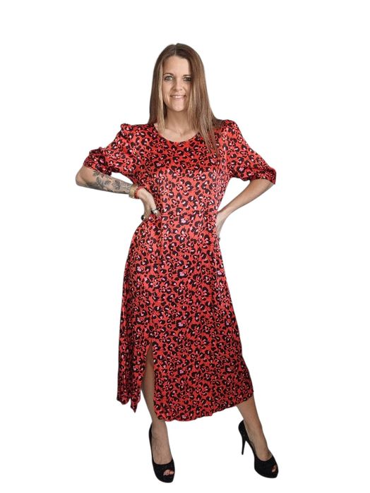 Czerwona sukienka w centki next rozmiar xl 42