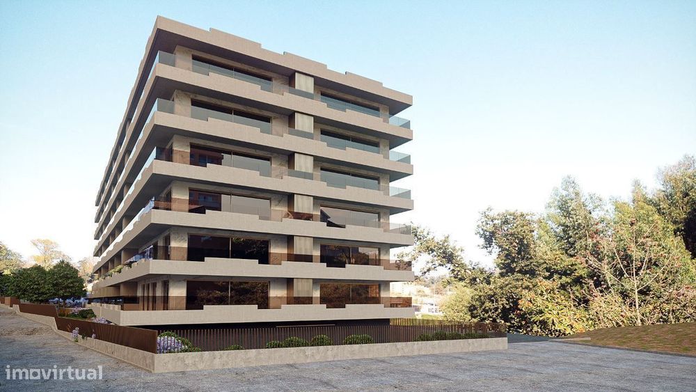 T1 novo com varanda, garagem e ar condicionado — Mafamude E Vilar Do Paraíso, Porto