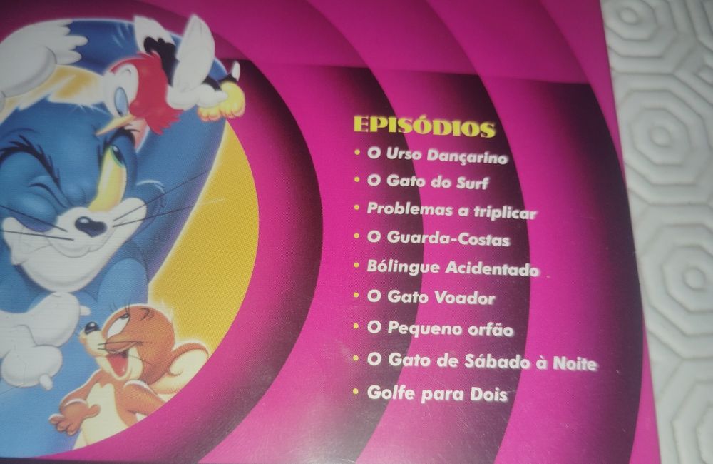 DVDs Filmes Infantis Tom&Jerry Como Novos