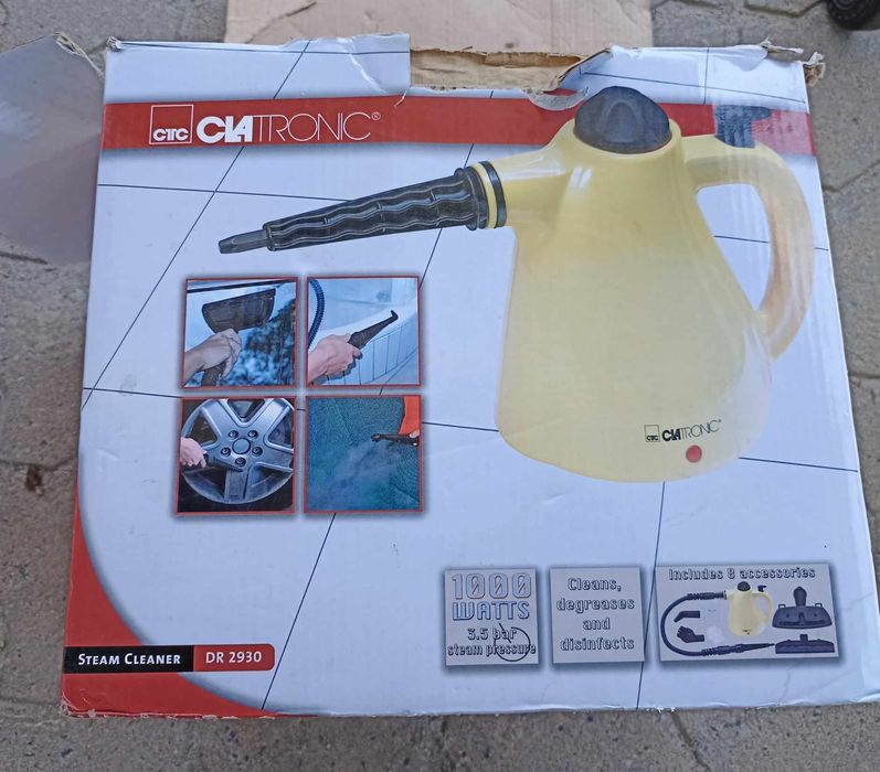 Myjka parowa Clatronic zestaw