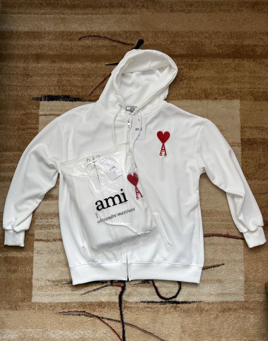 Зип-кофта Ami. Кофта Ami. Зипка Ami.