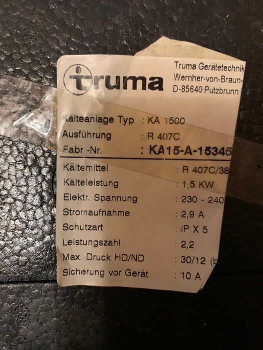 Klimatyzacja Truma Frostair 1500 podławkowa