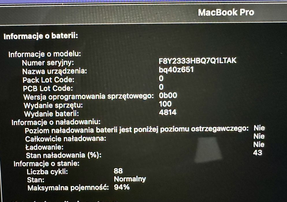 Macbook Pro 14 M1 1 TB