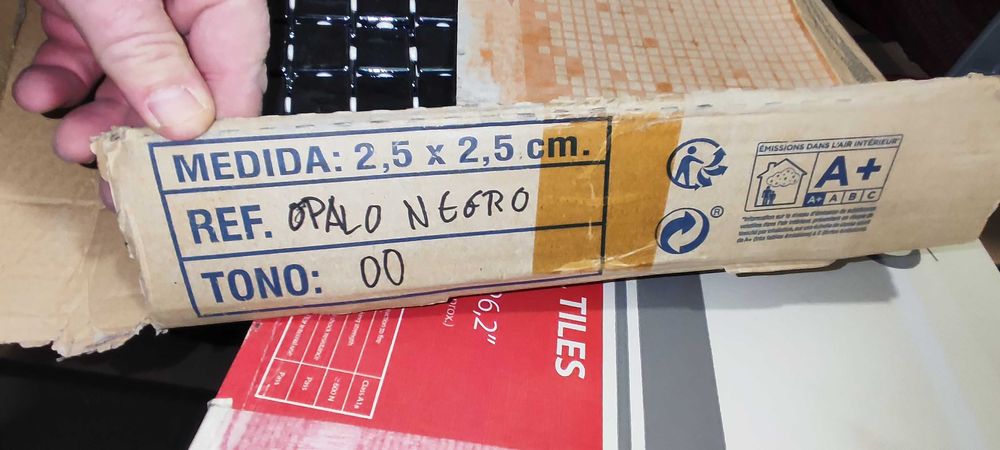 Pastilha de 2,5 x 2.5