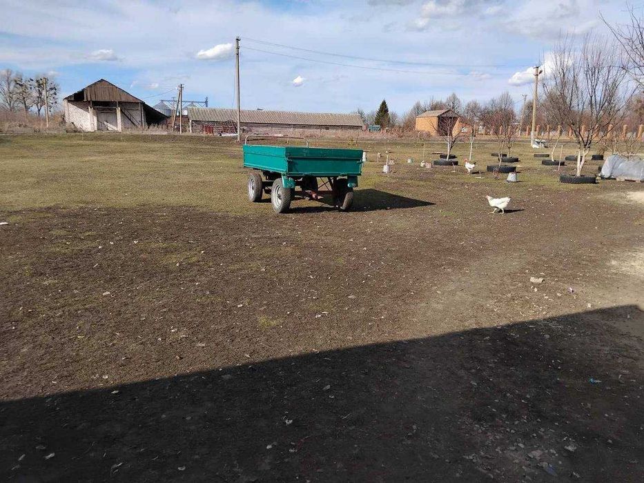 Причеп до міні трактору