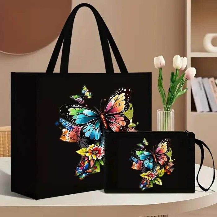 Сумка-шопер єко сумка чорна подарунок