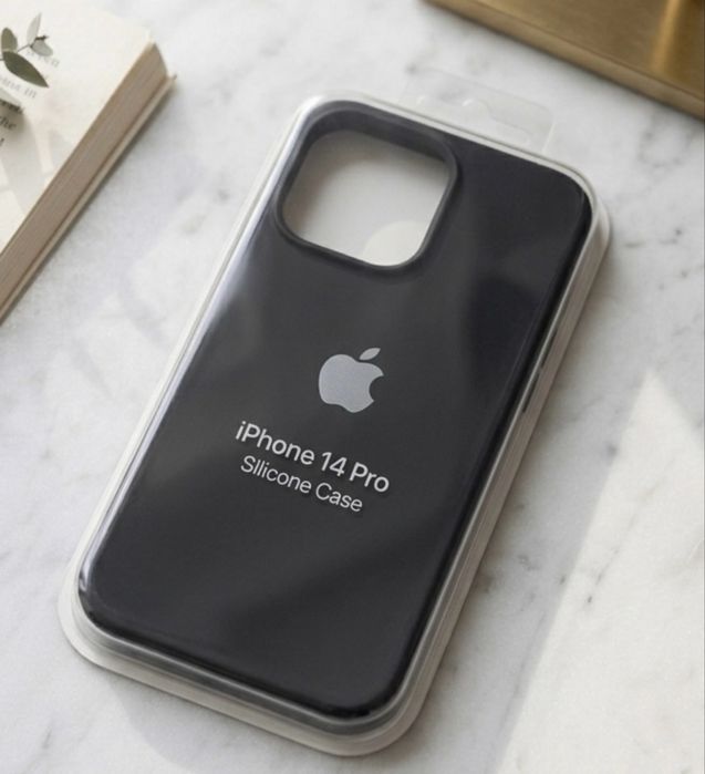 Iphone 14 PRO Etui Case Obudowa Czarna Silikon kod A324