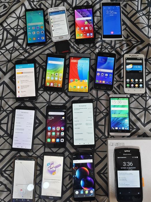 Лот Дешевих Телефонів 19 ШТ ВСІ РОБОЧІ Для інтернету  ГАРАНТІЯ