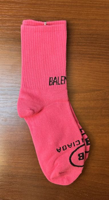 Skarpetki Balenciaga czarne, niebieskie, różowe