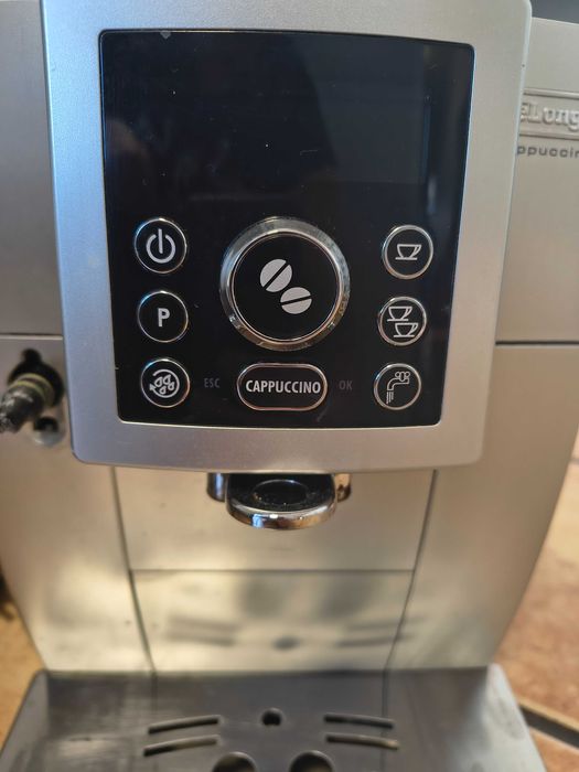 ekspres ciśnieniowy De'Longhi Cappuccino – srebrny 1450 W Uszkodzony
