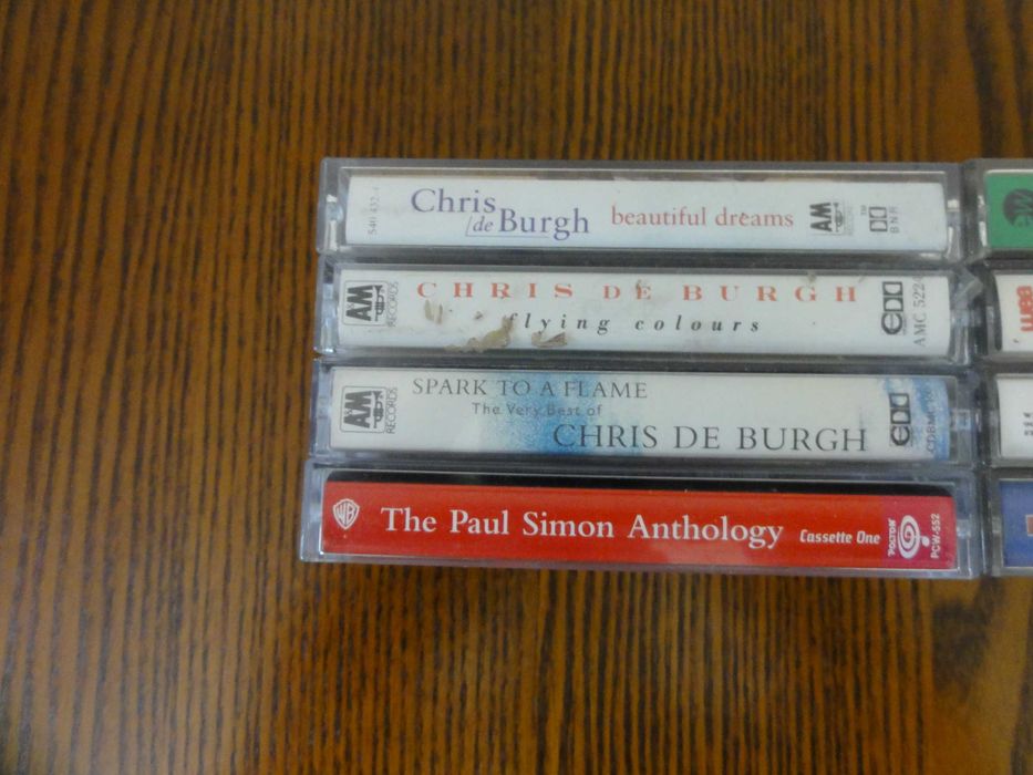 Kasety magnetofonowe: Chris Rea...inne.