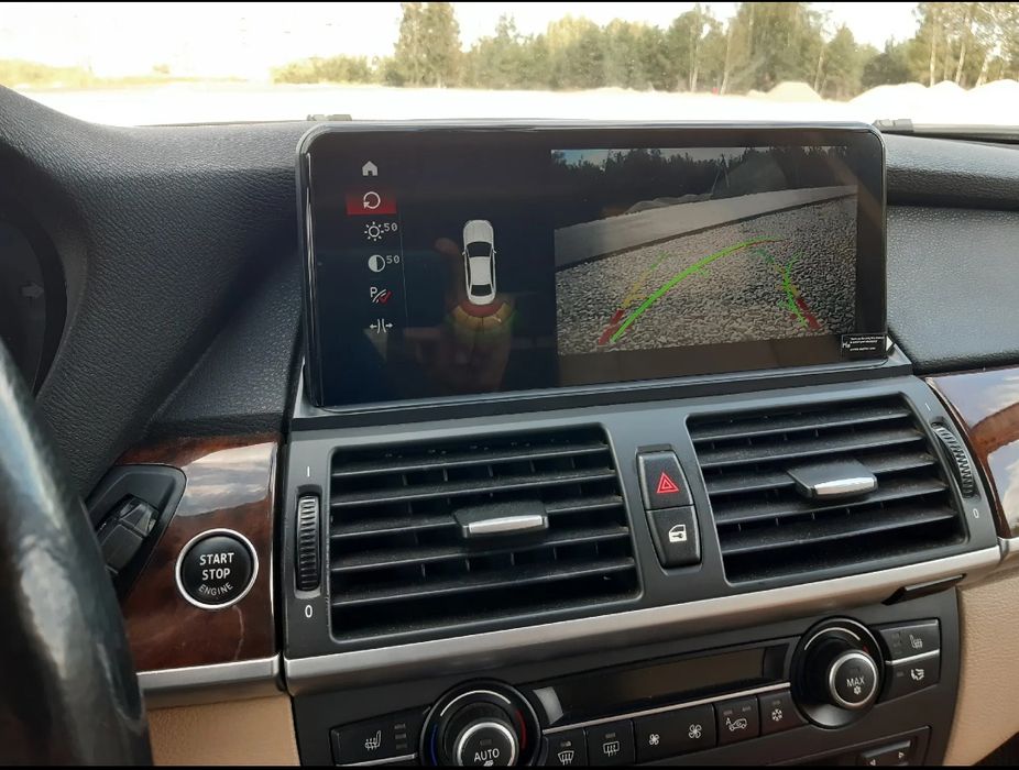Tela Android 14 com GPS BMW X5 E70 X6 E71 (Novo) 4/64GB