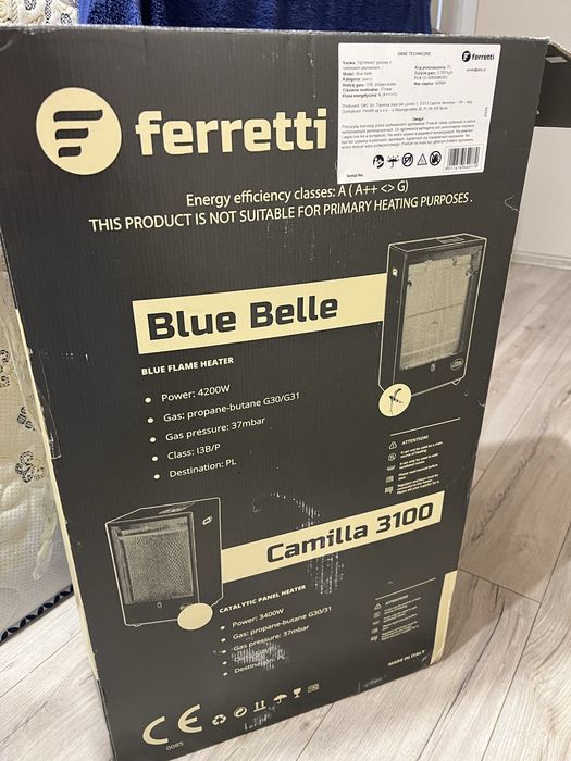Обігрівач  газовий Blue Belle від Ferrtti