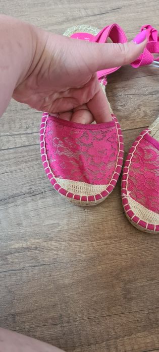 Espadryle sandalki