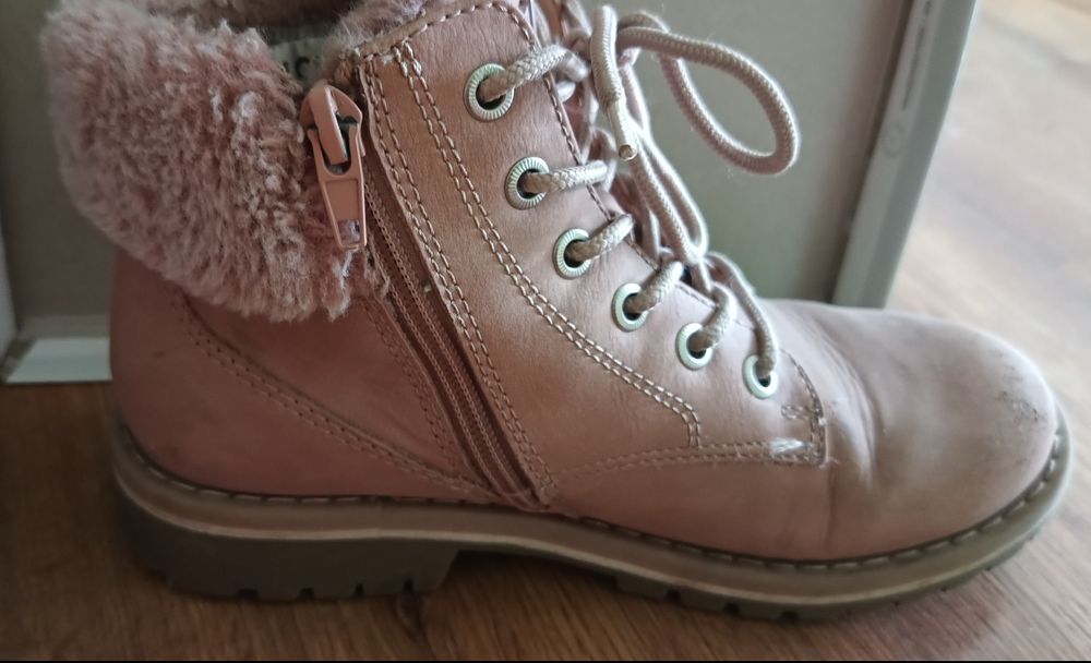 Buty zimowe zamek 34