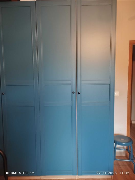 FLISBERGET Ikea drzwi z zawiasami, niebieski, 50x229 cm 4 sztuki