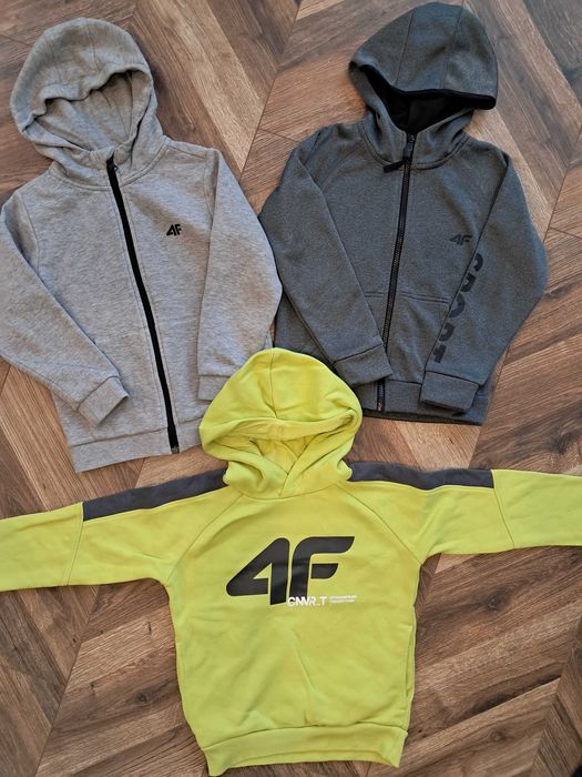 Bluzy 3 szt. rozmiar 122 4F