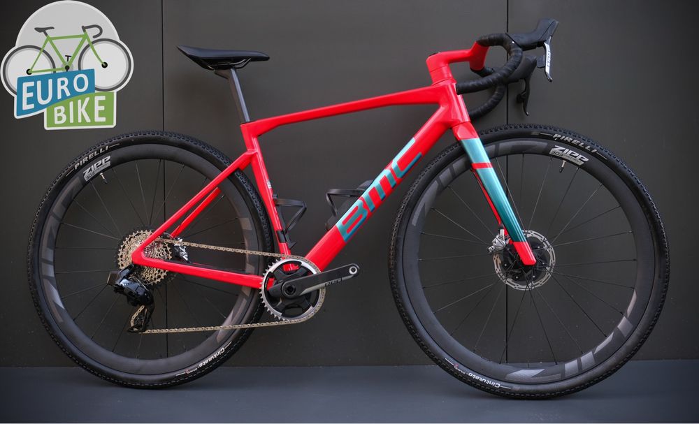 Новий гравійний велосипед BMC Kaius 01 LTD Red AXS (2025) Powermeter