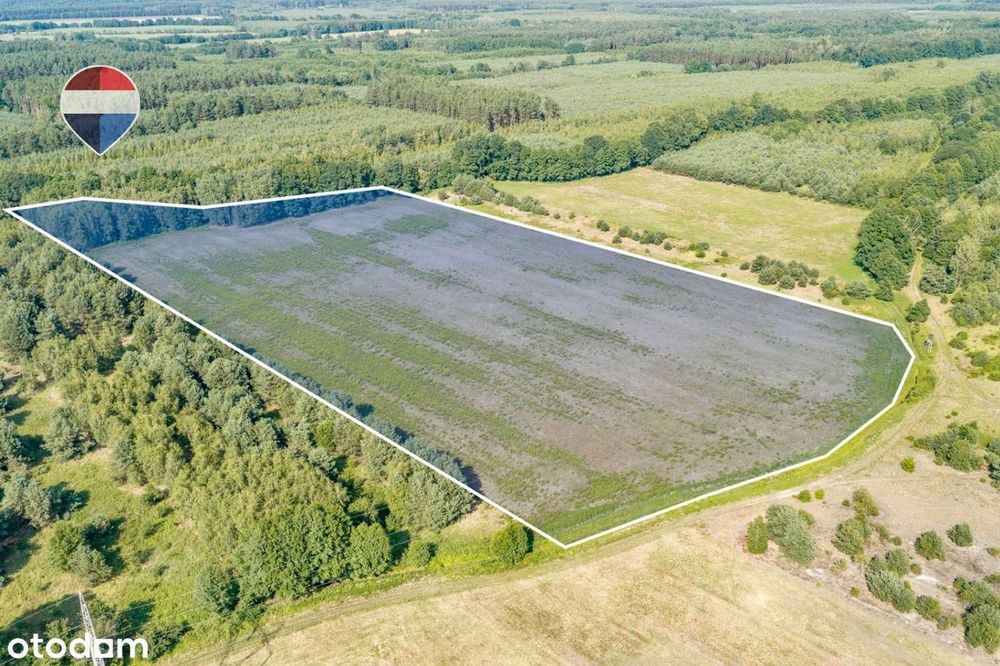 Działka rolna 5,21 ha w Jarogniewicach