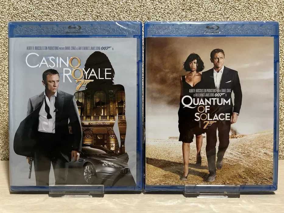 Blu-ray диски Amaray  007 (Д.Бонд) Д.Крейг / Миссия: невыполнима 3-6