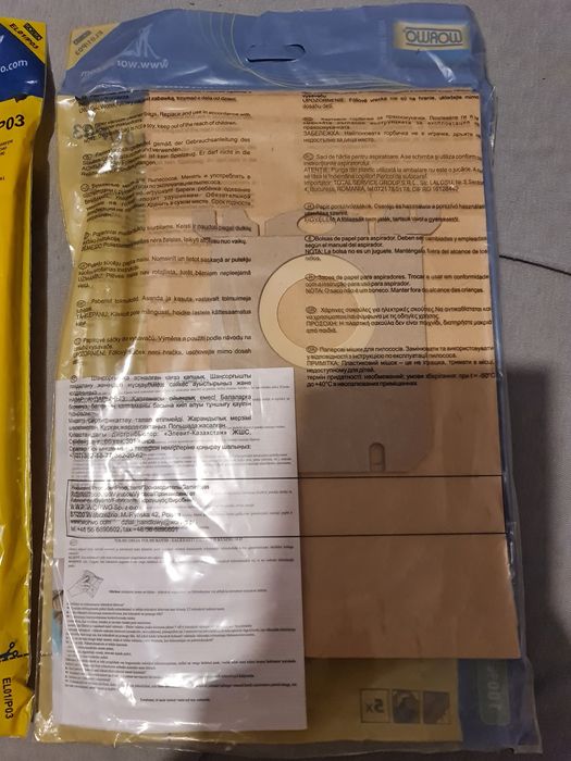 2 paczki worków do odkurzacza papierowy AEG ELECTROLUX PHILIPS EL