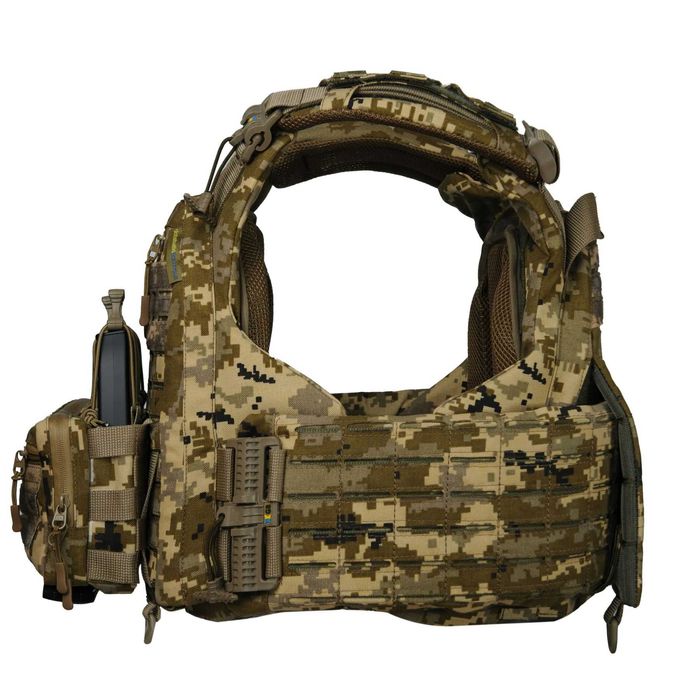 Плитоноска Warmor Gen.6 Піксель + підсумок органайзер комбінований