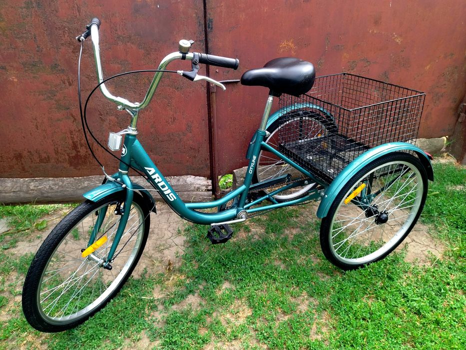 Велосипед Триколісний Вантажний. з Великим кошиком