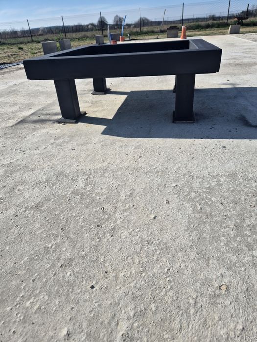 Meble ogrodowe ławki stoły krzesła paleniska 5mm z rusztem lub bez