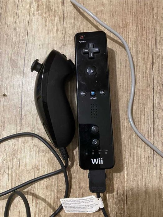 Nintendo Wii Black повний набір + Super Mario Bros Wii (оригінал)