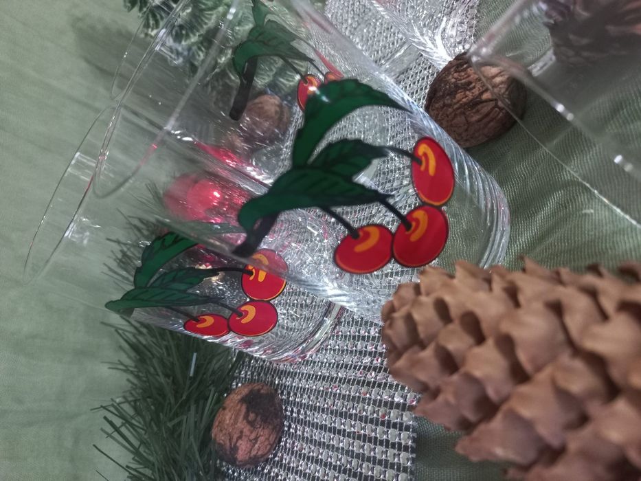 Stare szklanki PRL 6 sztuk