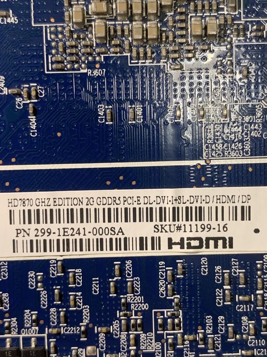 Saphire AMD Radeon HD7870 2GB GHz Edition flashed Mac Pro