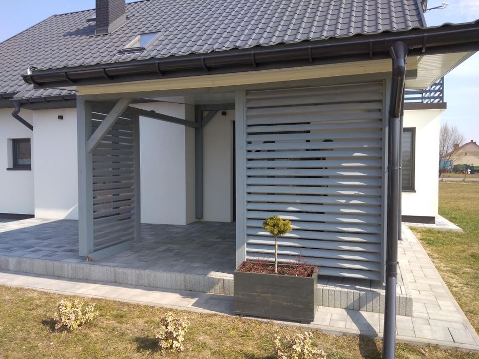 Pergola tarasowa zadaszenie tarasu
