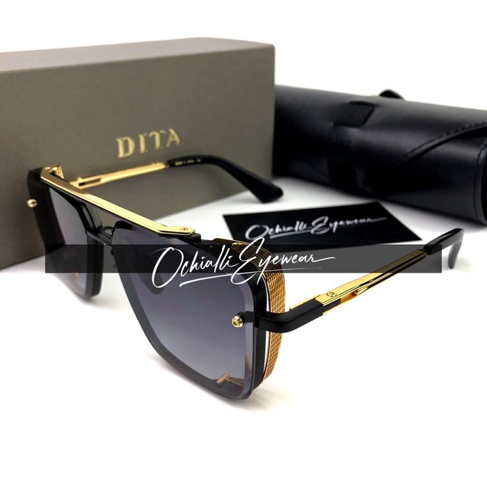 Okulary przeciwsłoneczne Dita MACH SIX Limited Edition czarne, pudełko