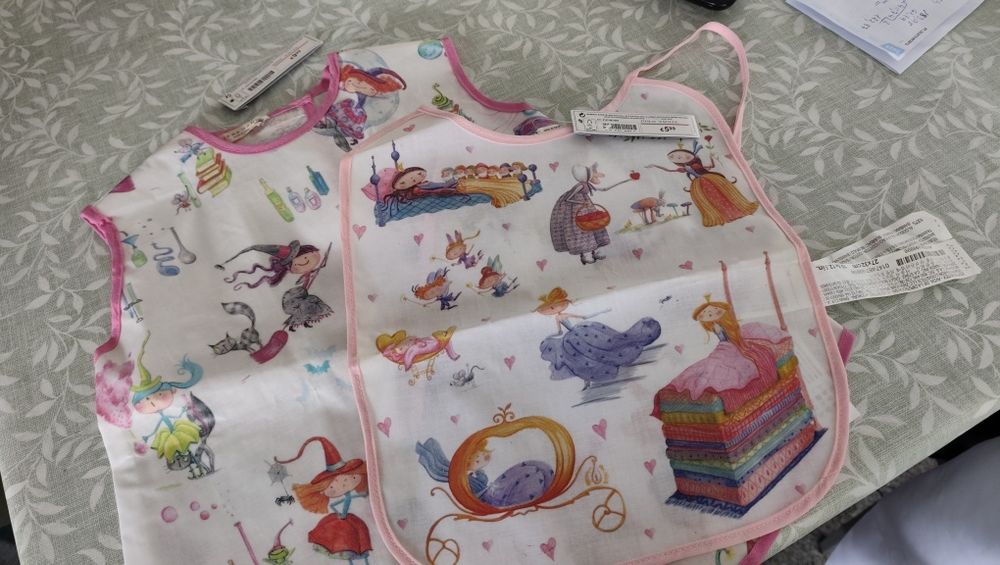 Bibe e babete impermeável