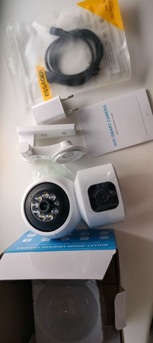 Wi-fi поворотна камера  PTZ два об'єктиви