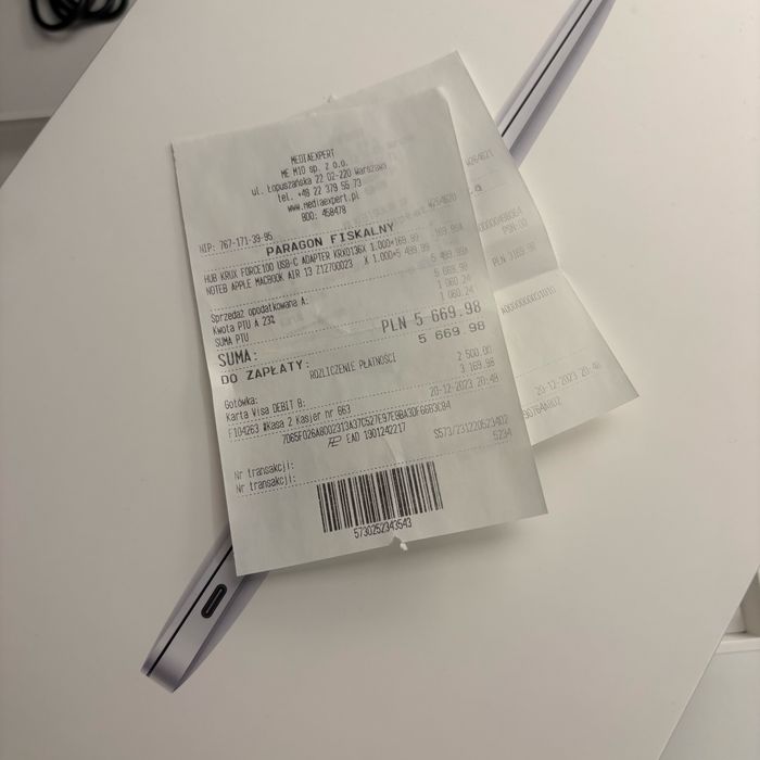 MacBook Air M1 16GB | Stan idealny