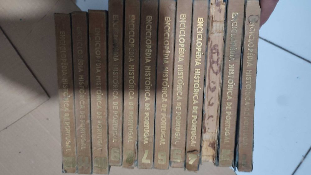 Enciclopédia Histórica de  Portugal - Duarte de Almeida - 12 Volumes