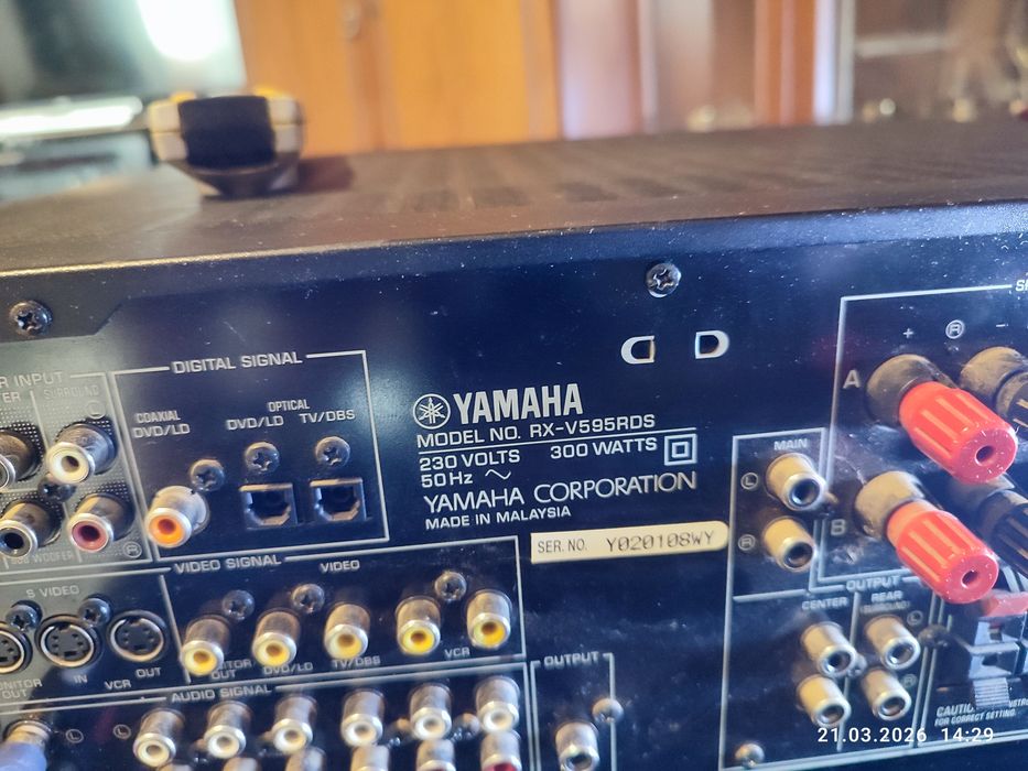 Ресивер Yamaha  RX-V595RDS читать описание.