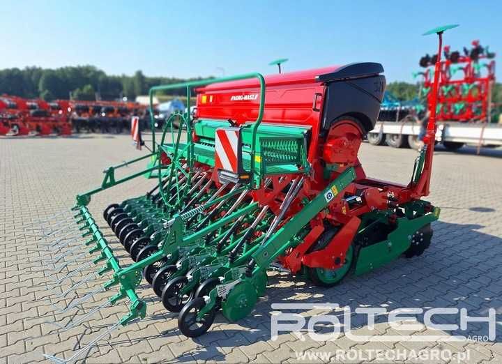 Siewnik Zbożowy 3m AGRO-MASZ SR301 Stopkowy Talerzowy SN301 Model 2025