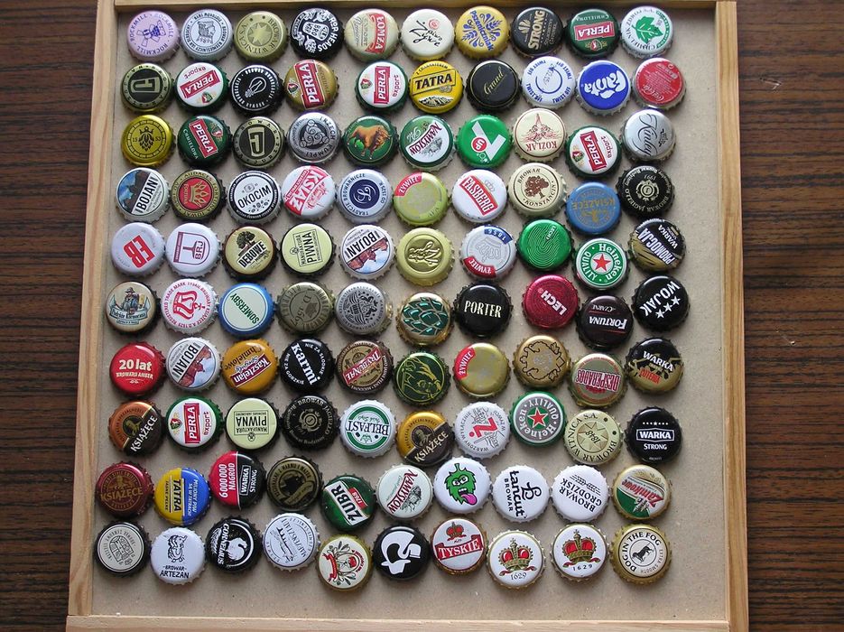 Zestaw 100 kapsli butelkowanych uzupełnij kolekcję