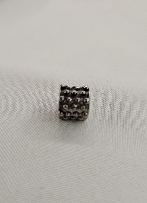 Posrebrzany charms/ koralik modułowy