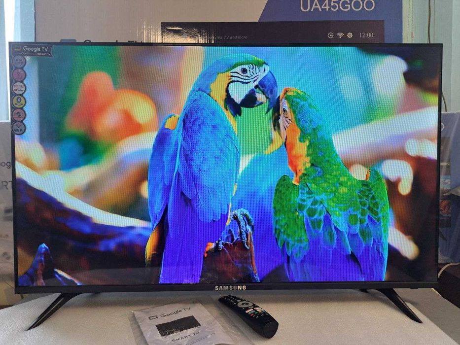 Безрамочный телевизор SAMSUNG 45" Google TV 4Kтелевізор хіт 2026 року випуску на Штучному інтелекті від Google