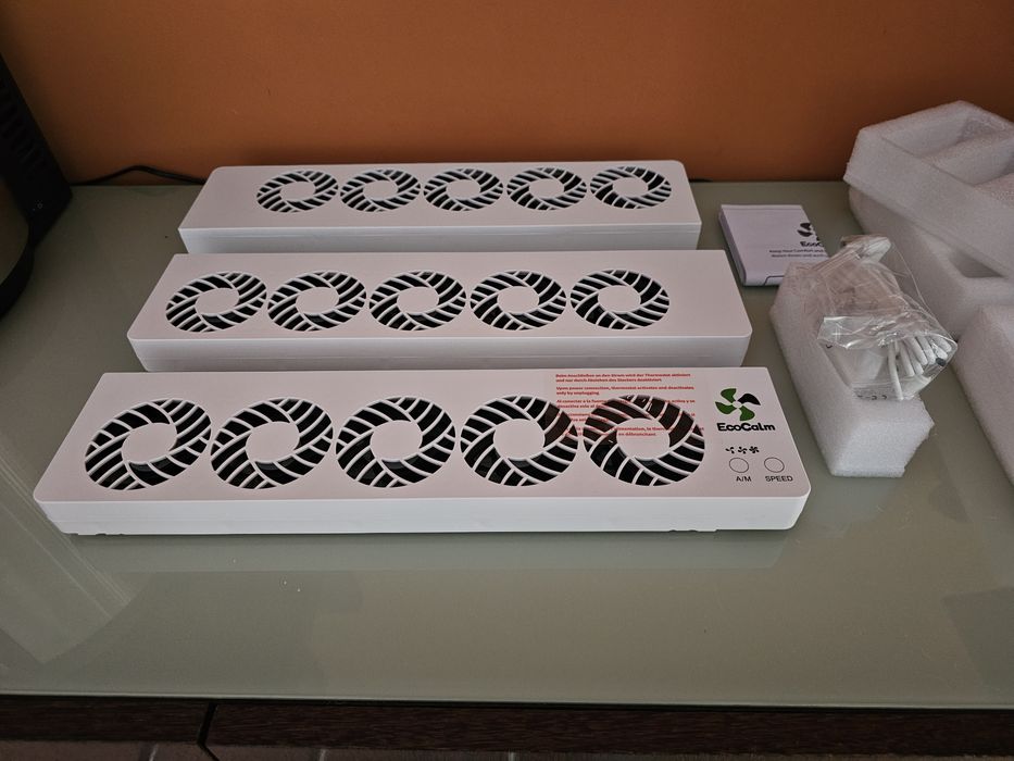 EcoCalm Radiator Fan 2.0 com 15 ventiladores aprimorados, amplificador