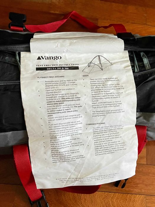 Tenda campismo Vango c/nova