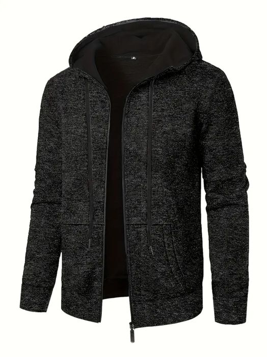 Bluza z kapturem na ekspres z kieszeniami rozmiar M