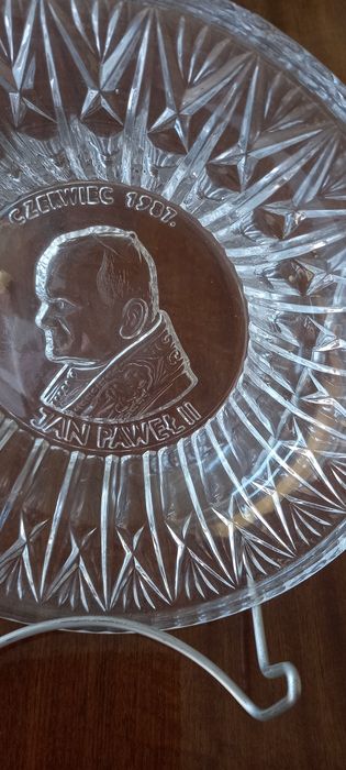 Talerz z wizerunkiem  papieża