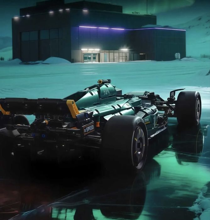 Конструктор TECHNIC F1 Aston Martin AMR25 1912  запчастин