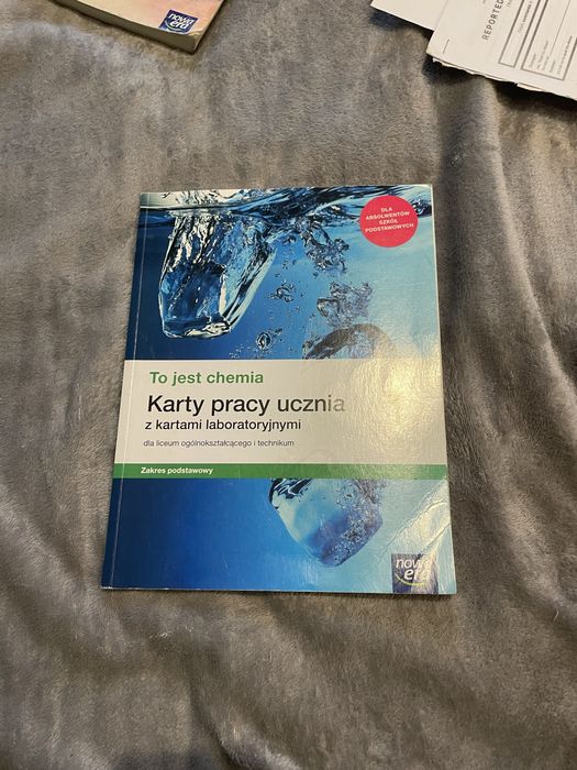 Karta pracy ucznia to jest chemia klasa 1 czysta