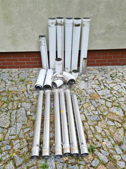 wkład kominowy Jeremias 80/125 stalowy 7m używany